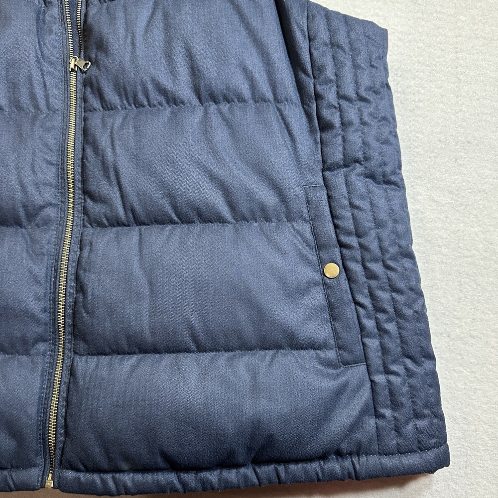 Old Navy Puffer Vest Womens XXL Blue Sleeveless Zip Front Quilted - Picture 7 of 9